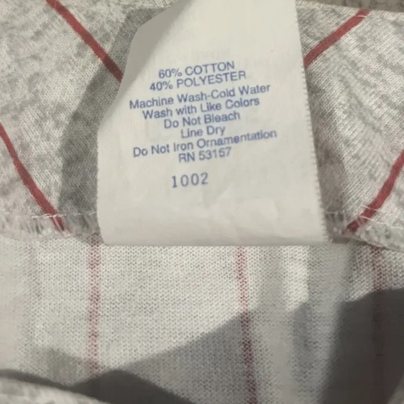 Vintage Majestic Cinninnati Reds MLBPinstripe Tshirt Jersey Size Large - Picture 8 of 8